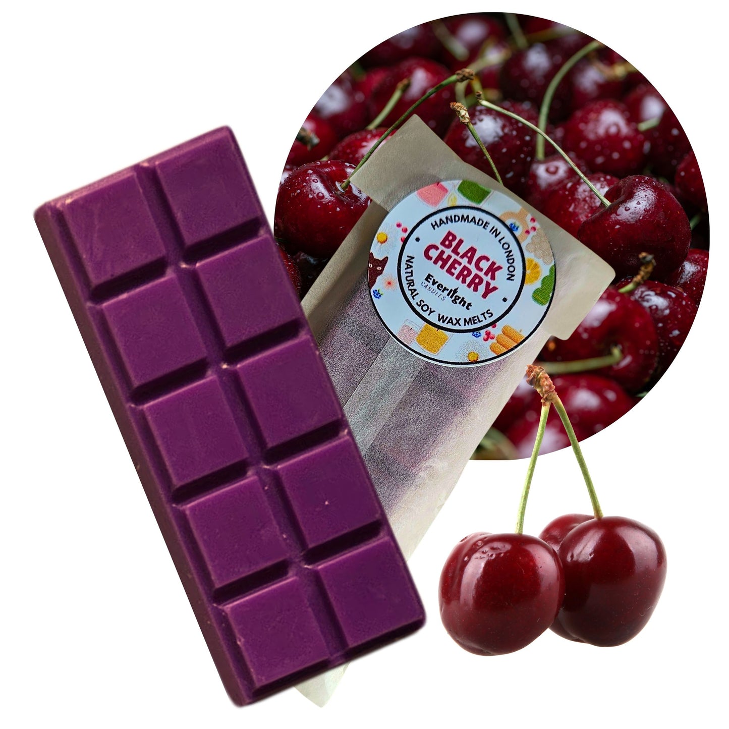 Soy Wax Melts Handmade & Hand-Poured in London Strong and Long Lasting Eco-Friendly & Vegan Home Fragrance Gift 45g Wax Bar
