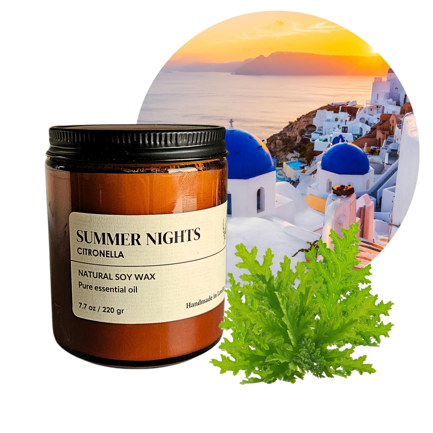 Soy Wax Scented Candle with Crackling Wooden Wick Handmade in the UK with Pure Essential Oils for Aromatherapy Long Lasting Natural Aroma Thoughtful Gift for Women and Men