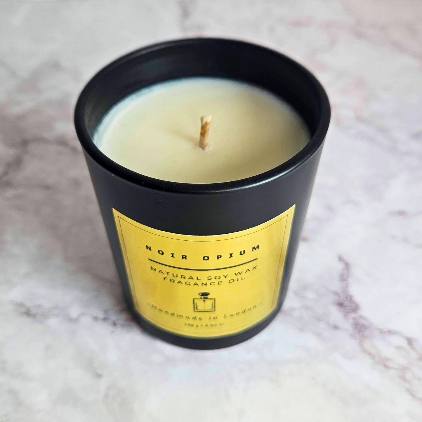 Handmade Scented Candle Soy Wax with Premium Fragrance Oil Stylish Jar Home Ambience and Gift Made in UK