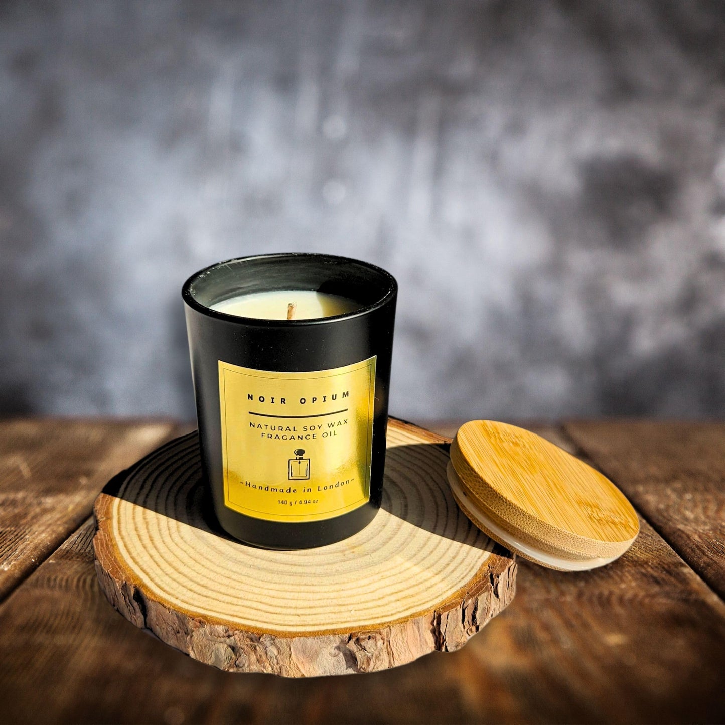 Handmade Scented Candle Soy Wax with Premium Fragrance Oil Stylish Jar Home Ambience and Gift Made in UK