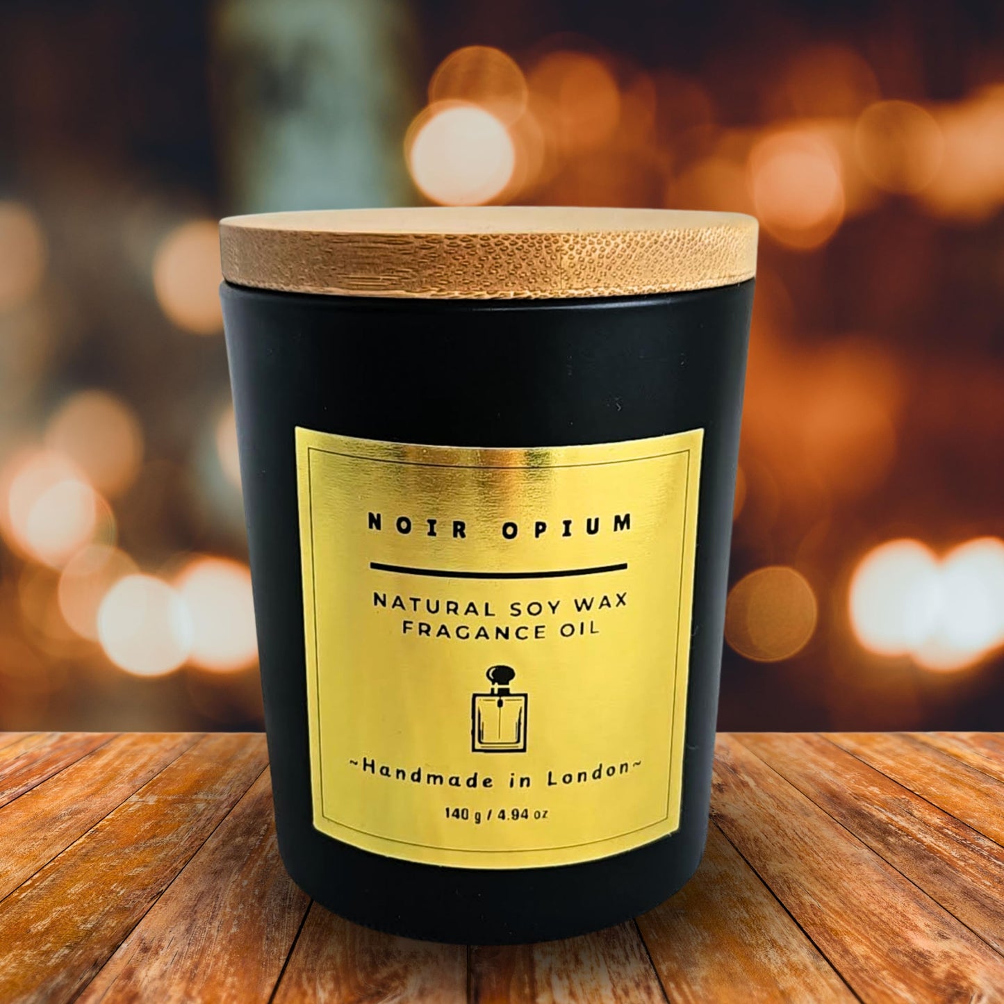 Handmade Scented Candle Soy Wax with Premium Fragrance Oil Stylish Jar Home Ambience and Gift Made in UK